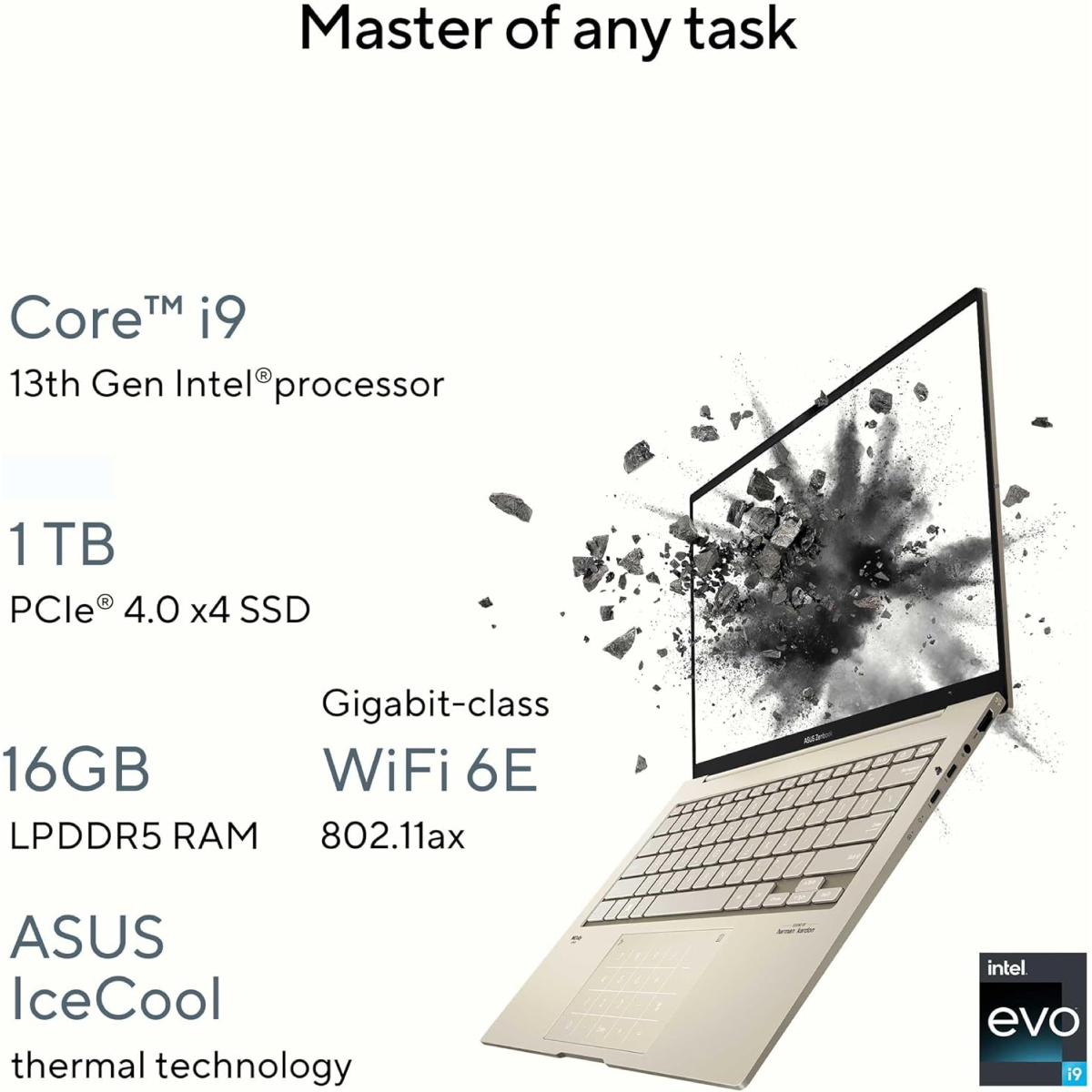 ASUS Zenbook 14X OLED Intel Evo™ Platform Core i9-13900H (16GB/1TB)