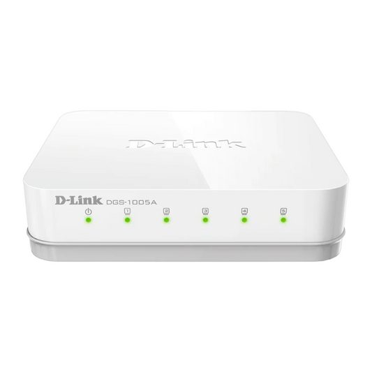 D-Link DGS-1005A 5-Port  high speed Gigabit Easy Desktop Switch 10/100/1000MB