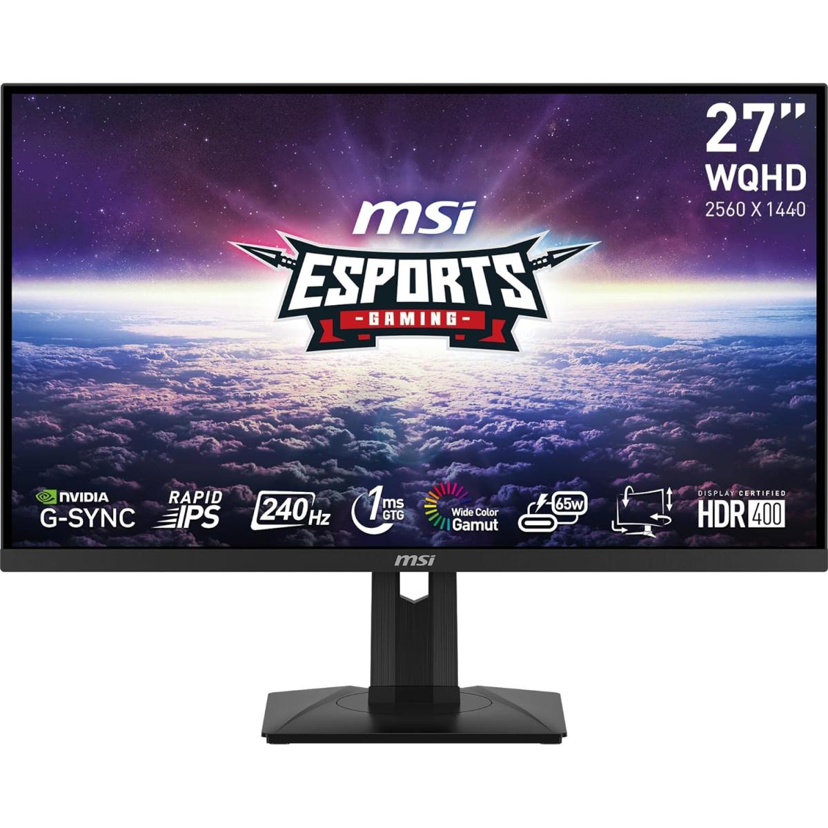 MSI G274QPX 27" Gaming Monitor IPS - Black(3 Year Warranty)