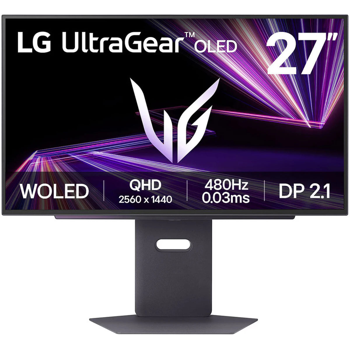 LG 27GX790A 480Hz UltraGear™ 27” OLE 2K Adjustable Stand - Black