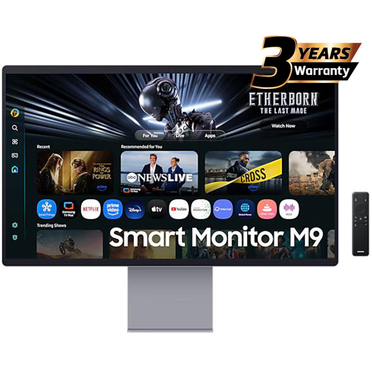 Samsung M9 (M902) Smart AI 32" OLED 4K Flat Monitor, QD-OLED