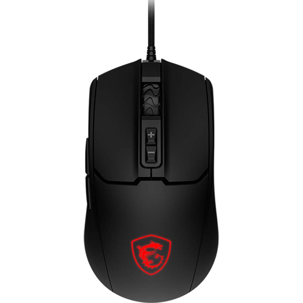 MSI Forge GM100 Gaming Mouse - 6400DPI Optical Sensor Balanced 10M Click