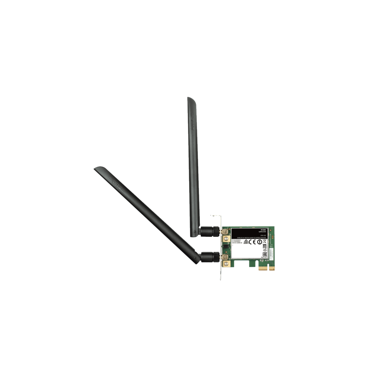 D-Link DWA-582 Wireless AC1200 Dual-Band PCI Express Adapter-Security WPA / WPA2WEP