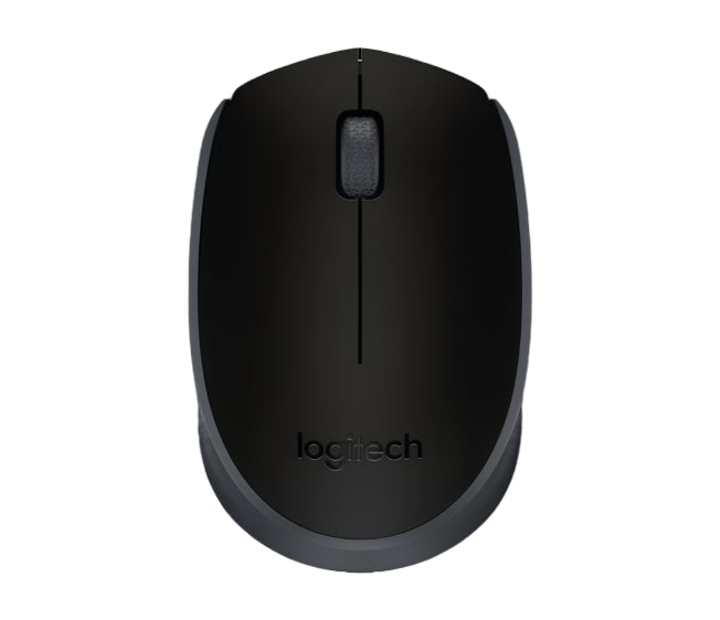 Logitech M171 Wireless Mouse Optical Tracking Ambidextrous 2.4GHZ WIRELESS - Black