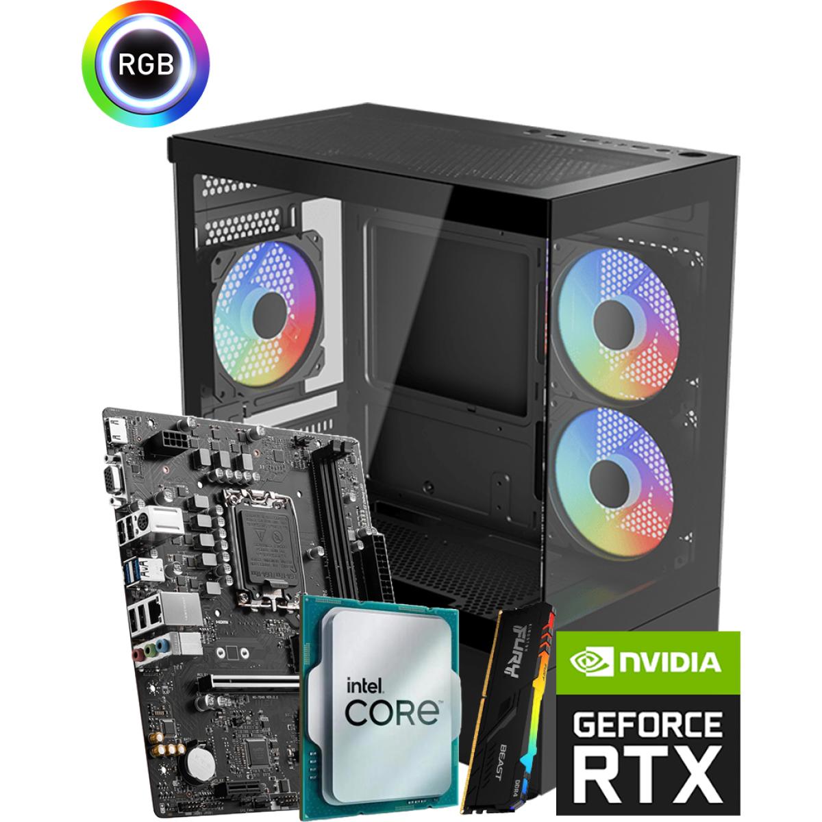 INTEL CORE i5 14400F RTX 5060 Ti 8GB /16GB RAM DDR4( Collection#14)