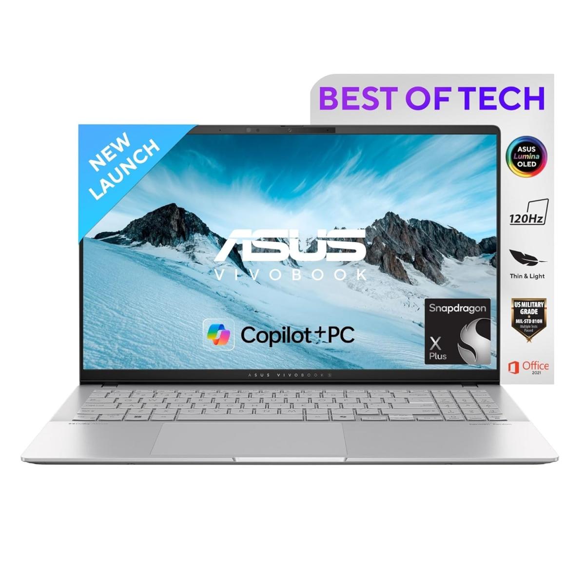 ASUS Vivobook S 15 OLED Snapdragon X Plus X1P (16GB/1TB) – Jarir Store