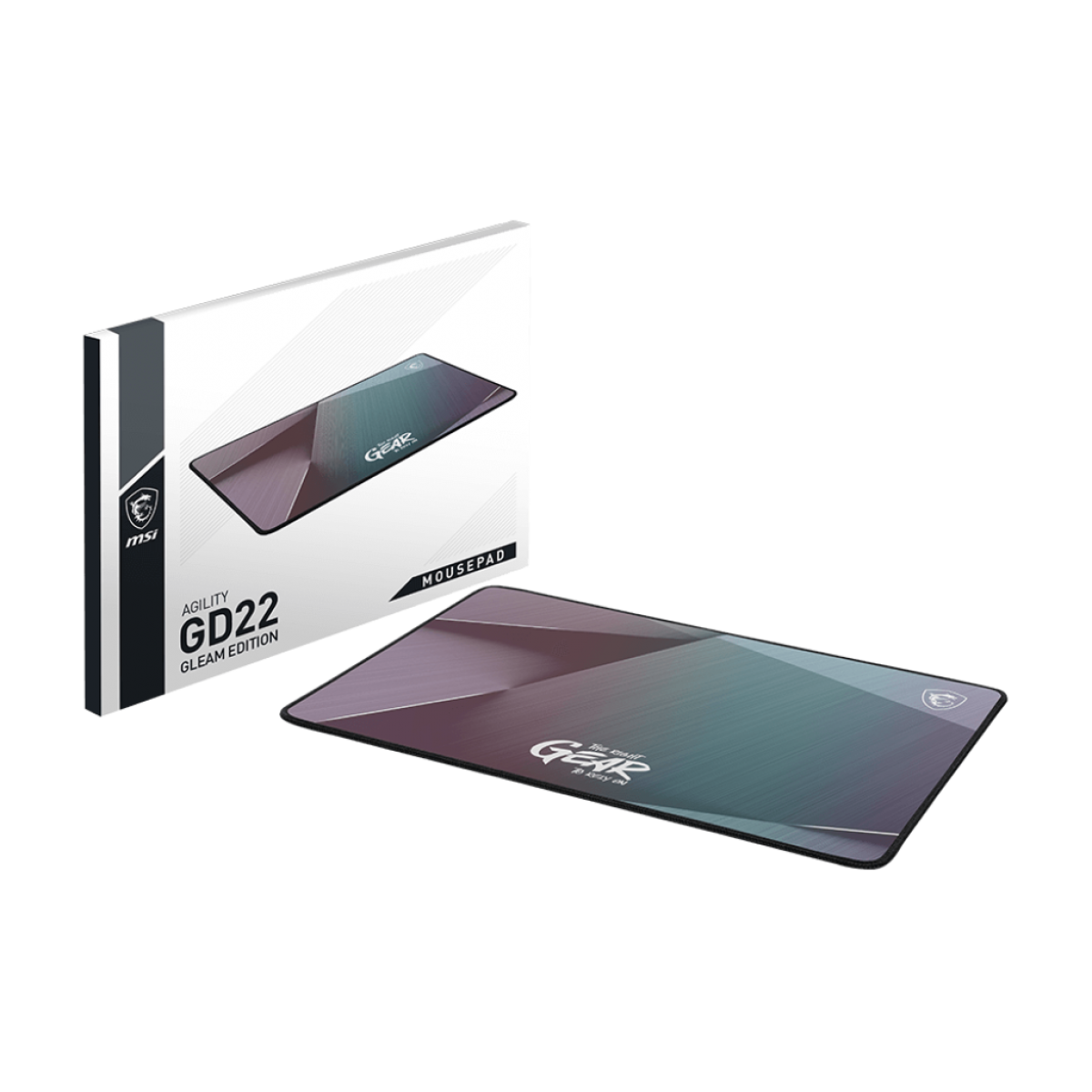 MSI AGILITY GD22 GLEAM EDITION Reflective Visual Effects Surface Non-Slip