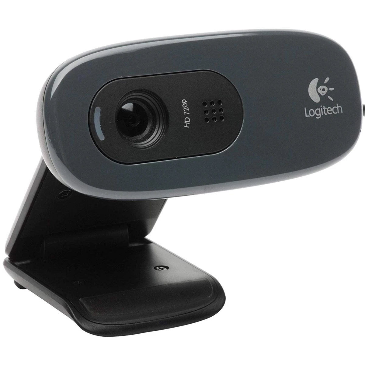 Logitech C270 HD Webcam 720p Widescreen Calling Light Correction Noise-Reducing Mic