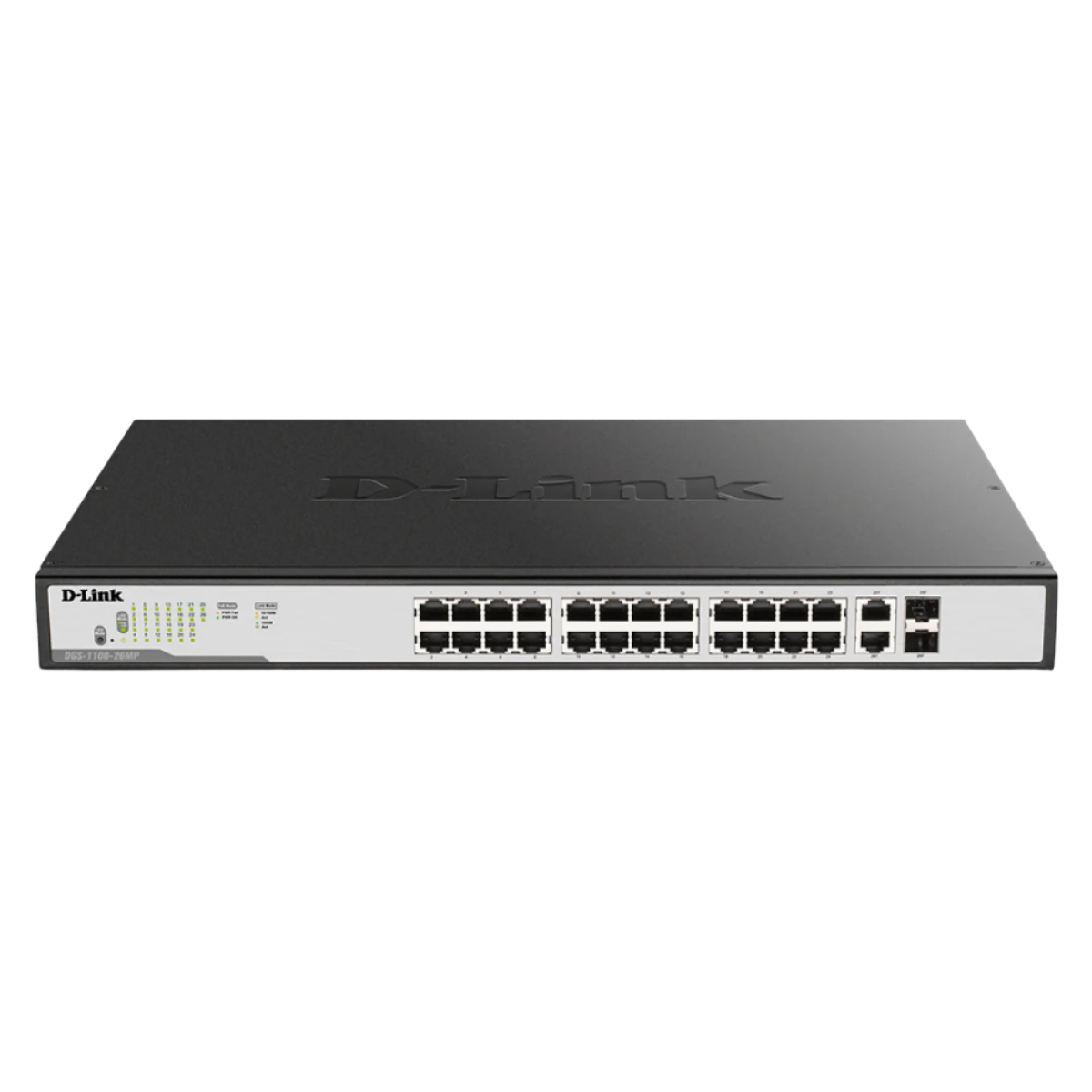D-Link DGS-1100-26MP Gigabit Smart Managed PoE Switch 24 Port 10/100/1000