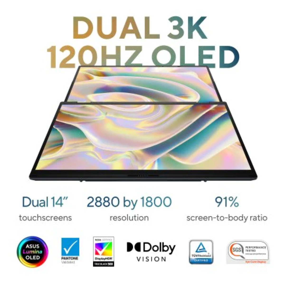 Laptop ASUS Zenbook Duo OLED Intel Core Ultra 7 (16GB/1TB)