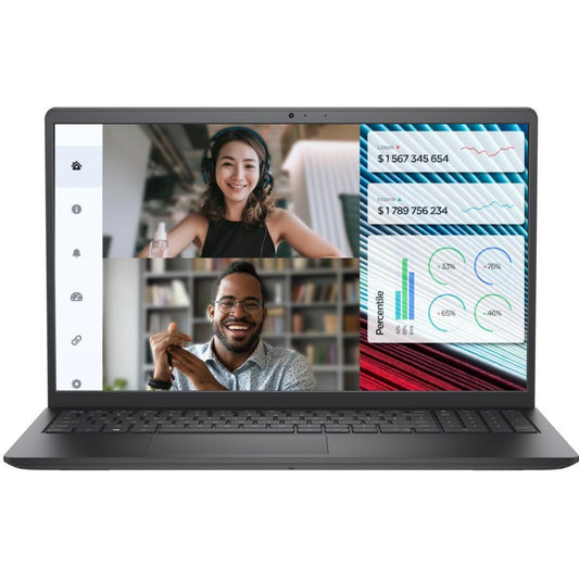 Dell Vostro 3520 Intel Core i3-1215U 15.6 inch FHD 120Hz Screen- Black