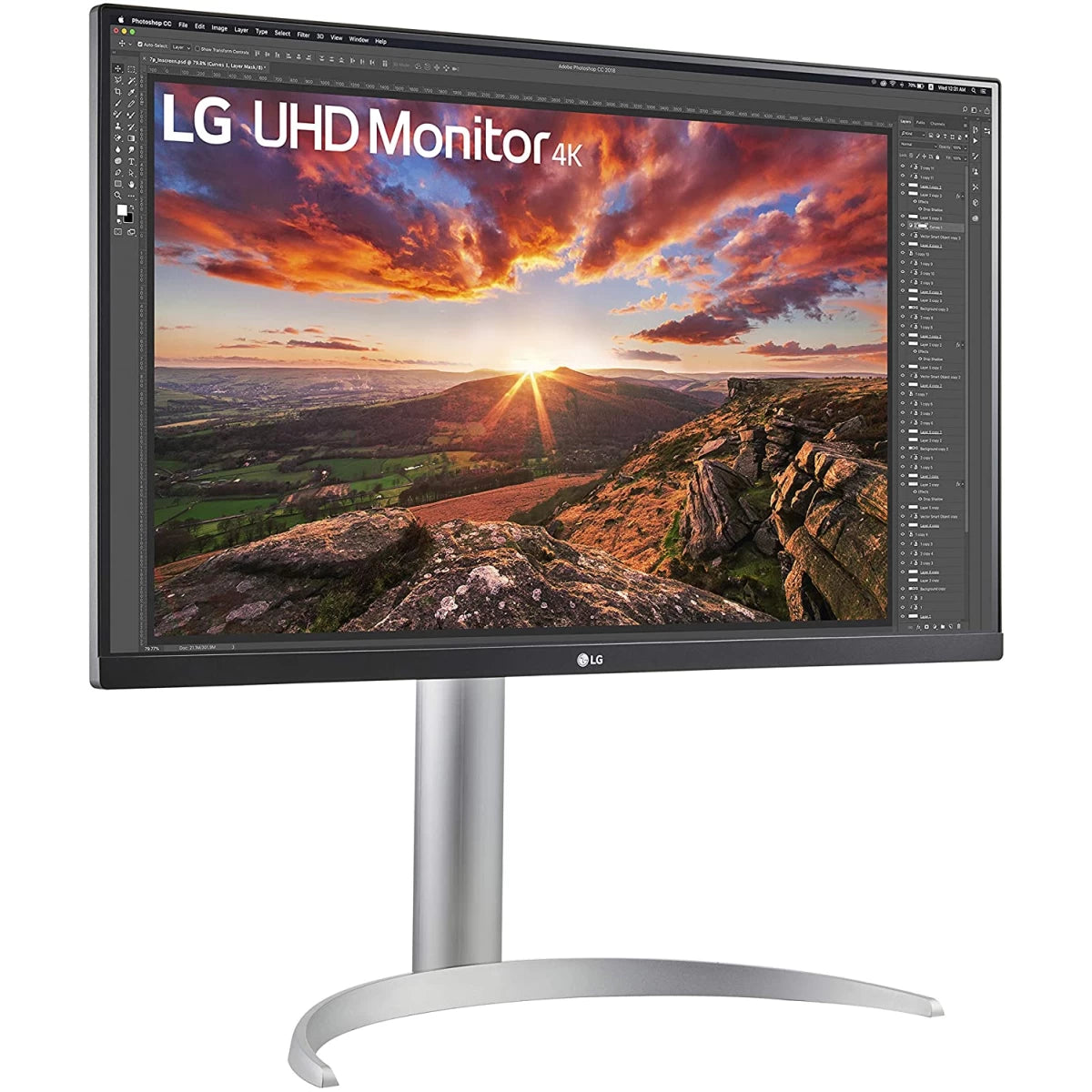 LG 27UP850-W 27” IPS 4K IPS Display Adjustable Stand USB C