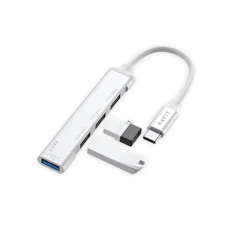 HAVIT USB-C Hub HB41 4-in-1 USB-C To USB-A2.0 & USB-A3.0