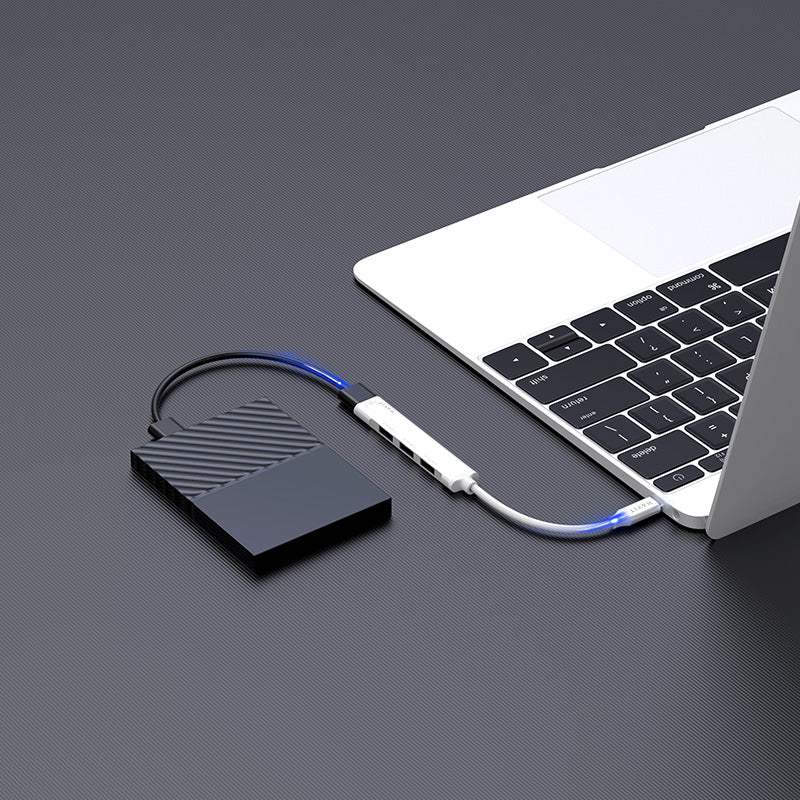 HAVIT USB-C Hub HB41 4-in-1 USB-C To USB-A2.0 & USB-A3.0