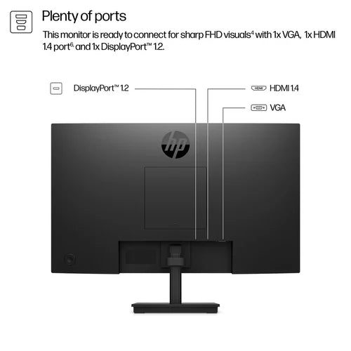 HP S3 Pro 322pf (21.5)inch FHD Monitor/100Hz DP , HDMI &VGA