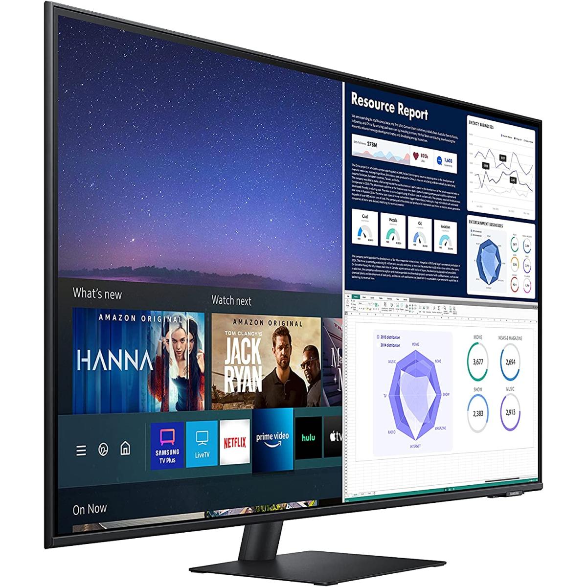 Samsung M7 2025 (FM702) Smart AI 43" 4K UHD Smart Flat Monitor