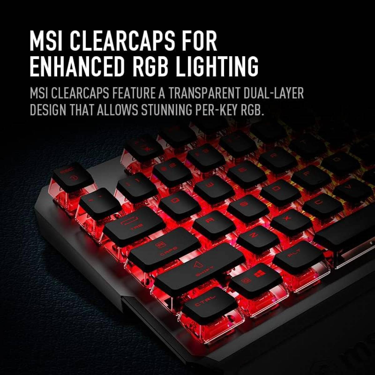 MSI Vigor GK71 Sonic AR Mechanical RGB Gaming Keyboard Sonic Blue Switches