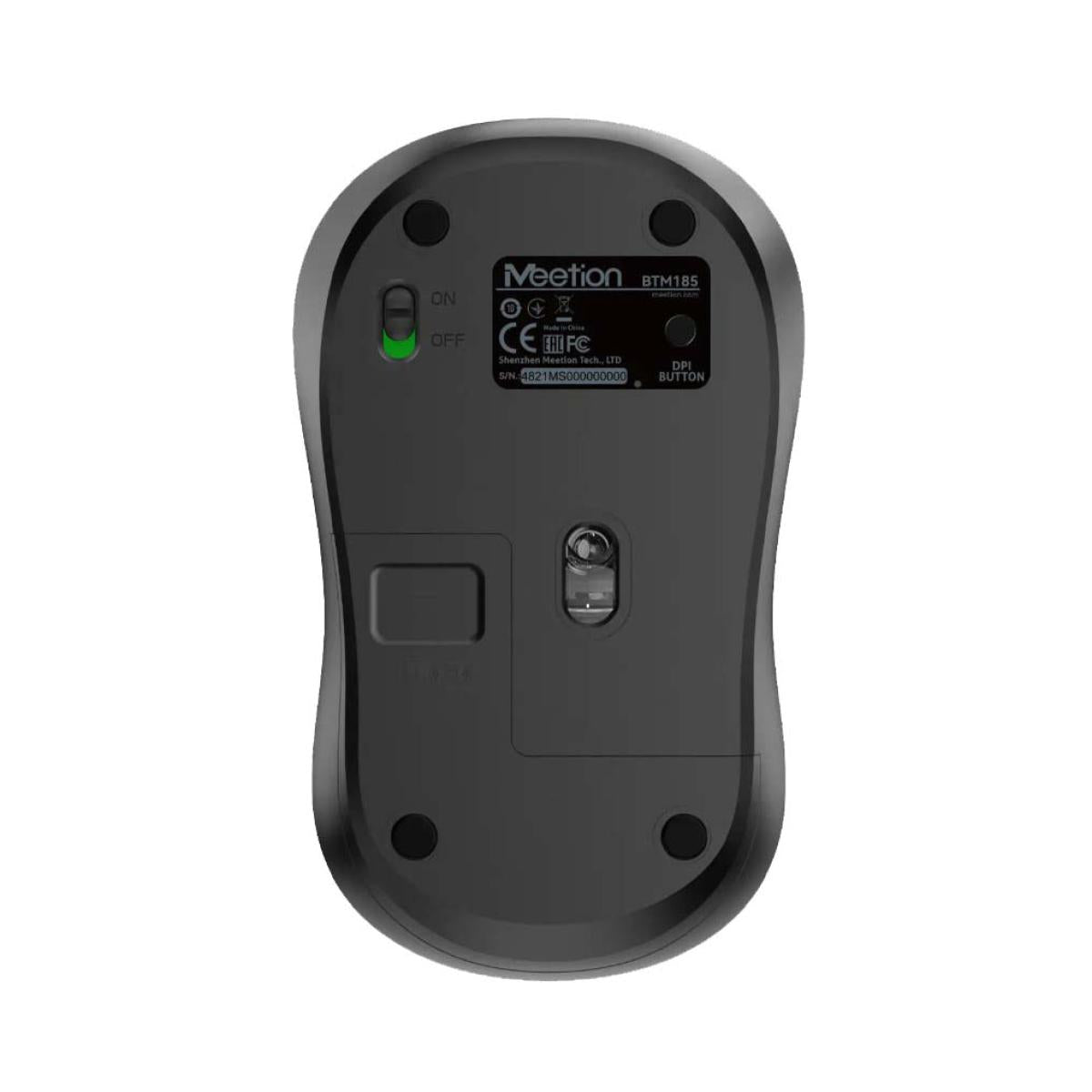 Meetion MT-BTM185R Wireless 2.4G & Bluetooth Dual-Mode Rechargeable Silent