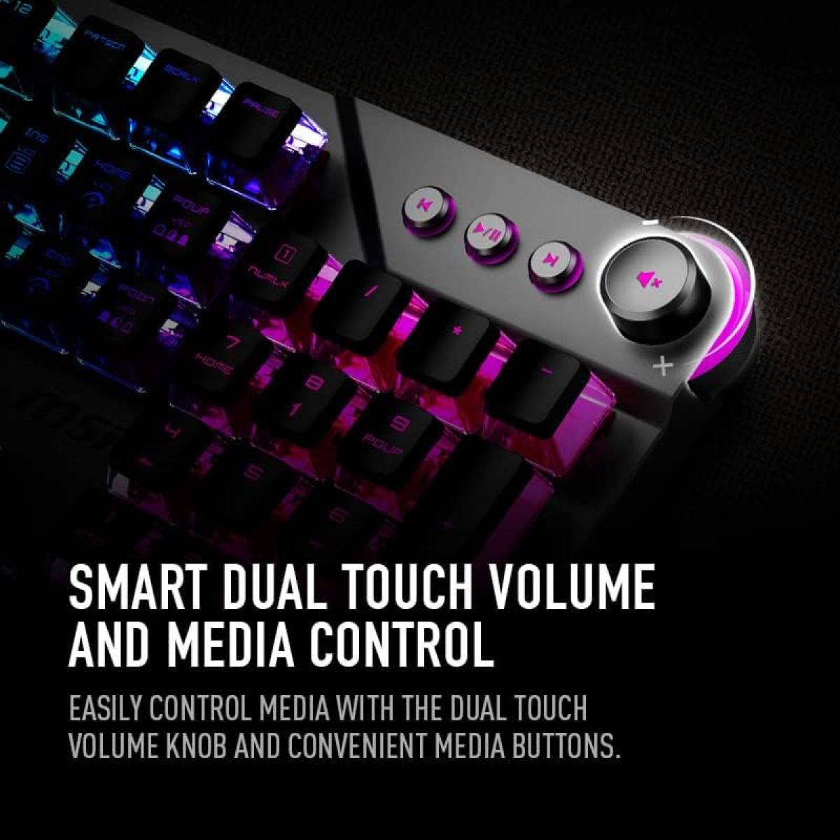 MSI Vigor GK71 Sonic AR Mechanical RGB Gaming Keyboard Sonic Blue Switches