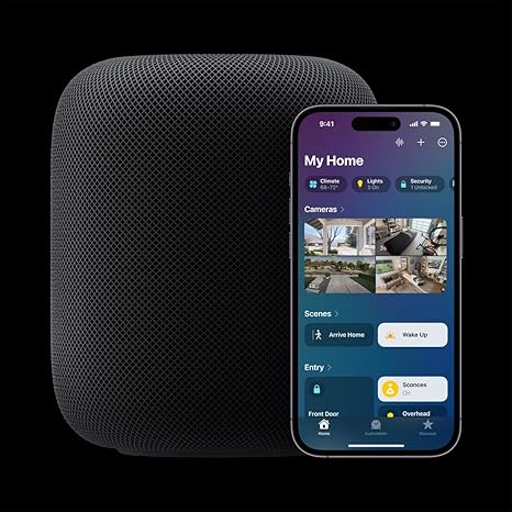 Apple HomePod Smart Speaker 2nd Generation, Siri Speaker, Power Cable