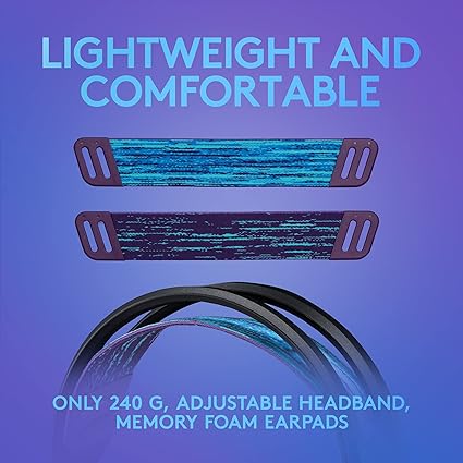 Logitech G335 Wired Gaming Headset, with Flip to Mute Microphone- Black