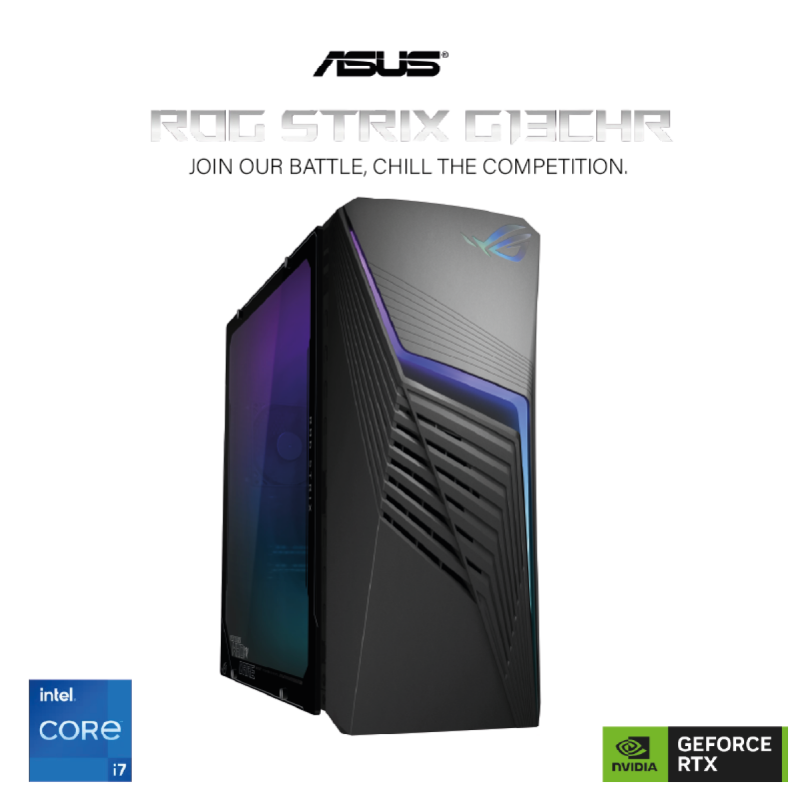 Desktop ROG Intel Core i7-14700F Air Cooler NVIDIA RTX 4070 12GB