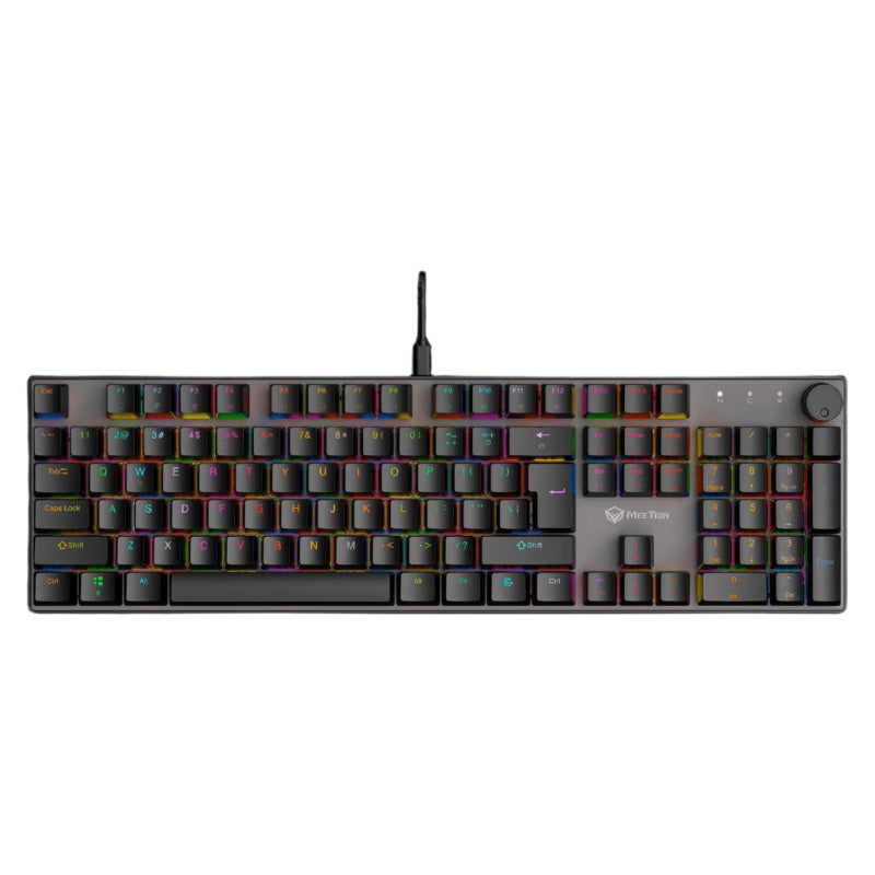 Meetion MT- MK009 Pro Hot-Swap Mechanical Gaming Keyboard, Red Switch, RGB
