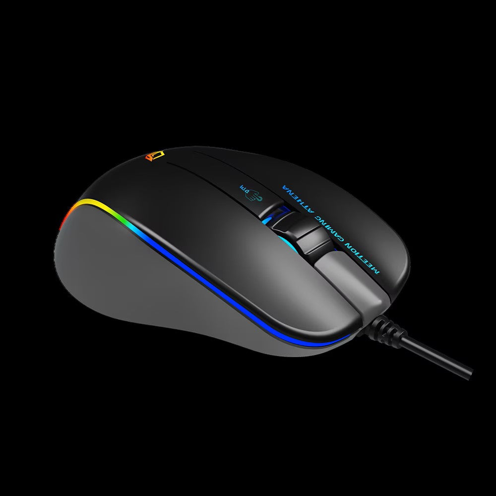 MeeTion MT-GM23 USB Wired RGB Gaming Mouse, Resolution 12800DPI, Keys: 5+1