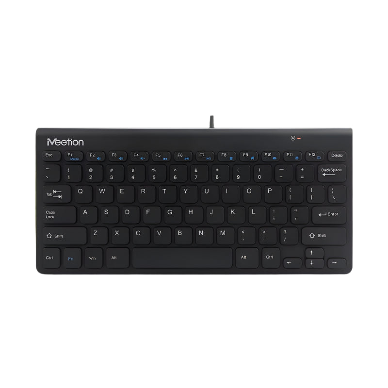 Meetion MT-K400 USB Mini Office Wired Keyboard, Small, portable design, Silent