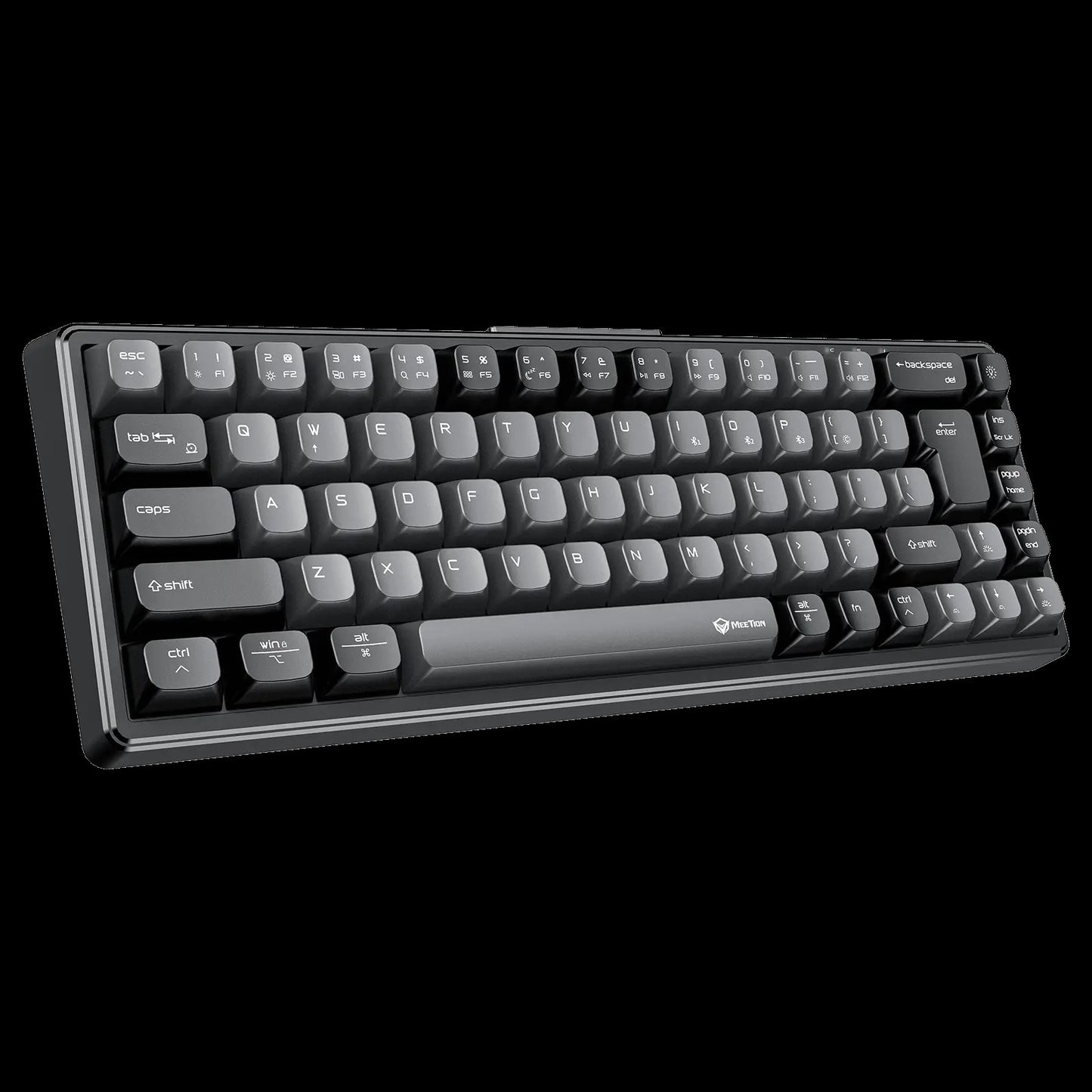 Meetion MT-MK12 Tri Mode Mechanical 65% Gaming Keyboard, Hot-Swap, RGB