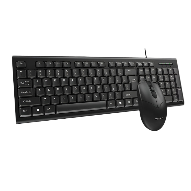 Meetion MT-C100 USB COMBO Keyboard & Mouse For Computer, Waterproof design