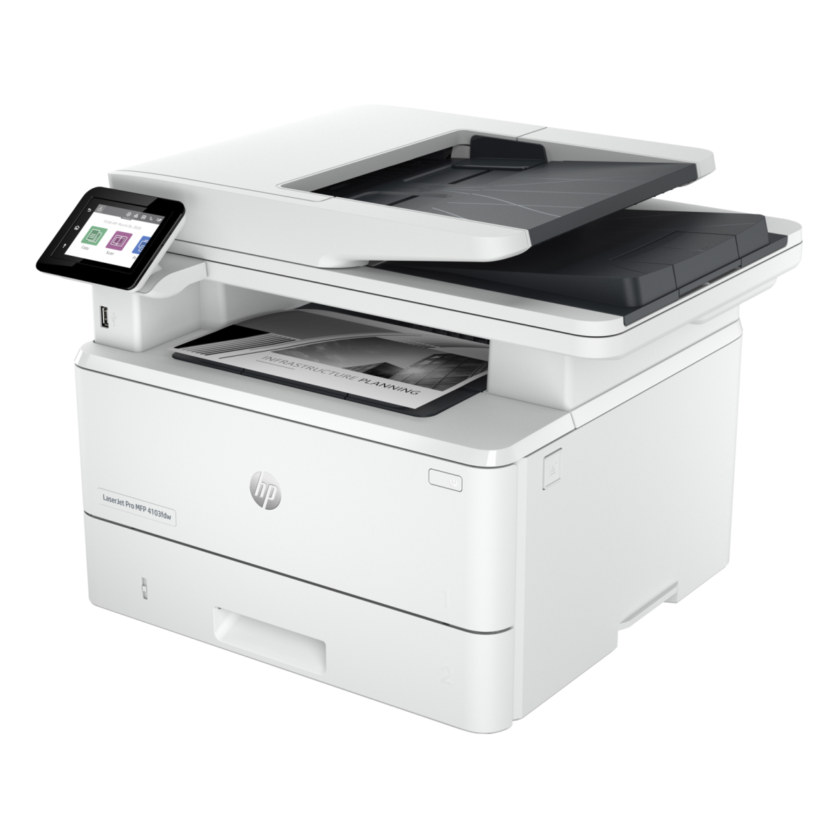 HP LaserJet Pro MFP 4103fdw Mono All-in-One Printer, USB, Wireless,Duplex,Feeder 40ppm