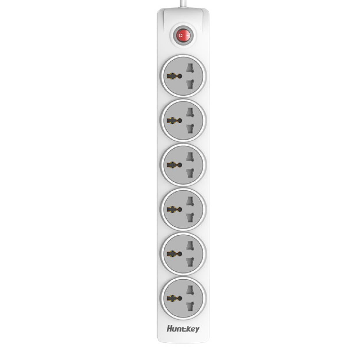 Huntkey SZN601 6 Port UK Plug Power Strip 3M CHILD PROTECTION