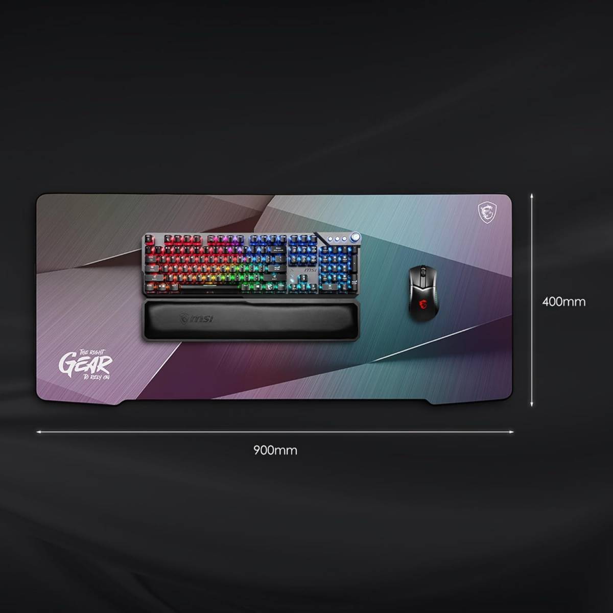 MSI AGILITY GD72 GLEAM EDITION XL Reflective Visual Effects Surface Non-Slip