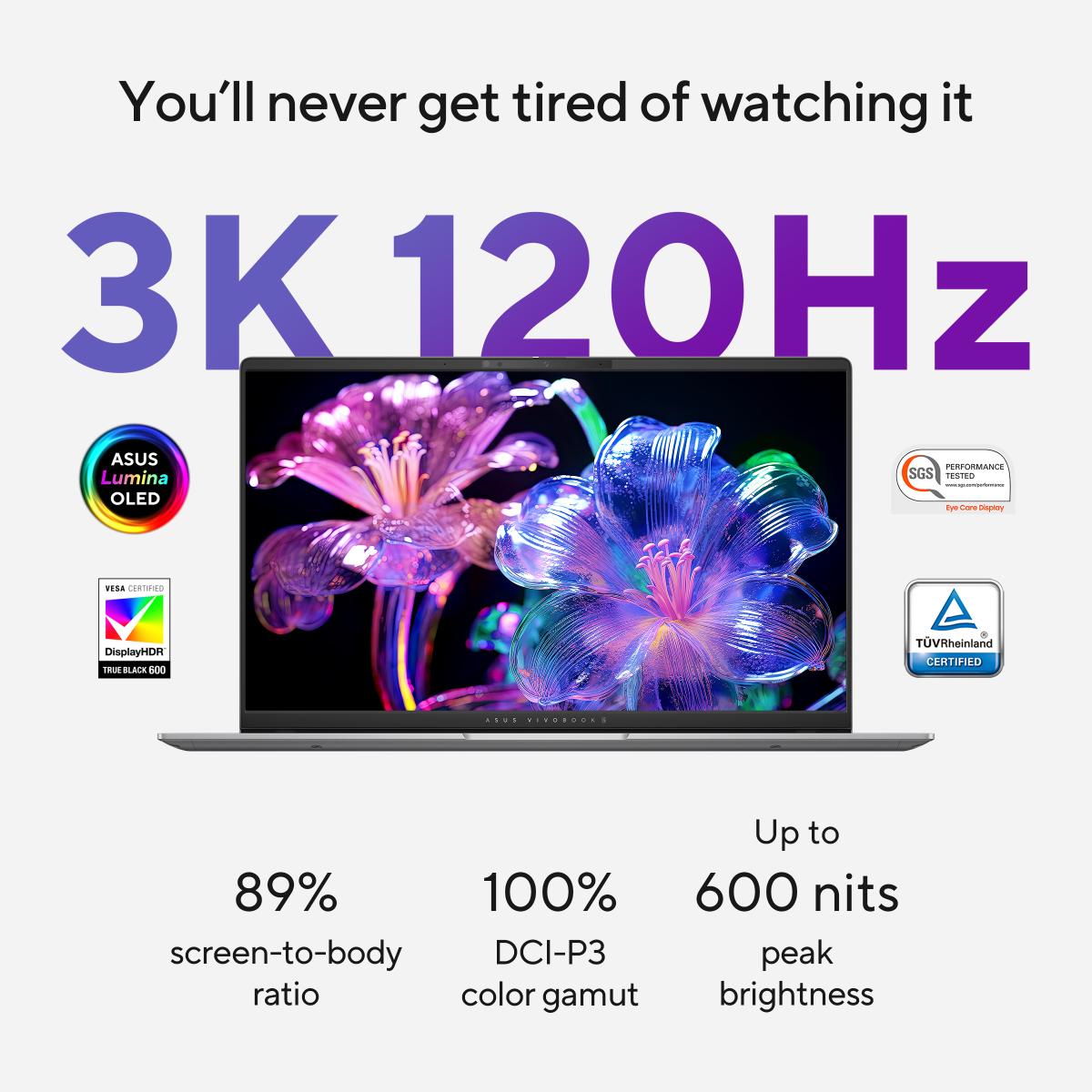 ASUS Vivobook S 15 OLED | Snapdragon® X Plus X1P 42 100 Processor