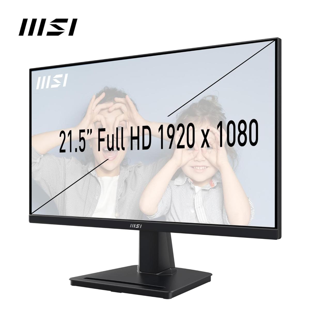 MSI PRO MP225 21.5 Inch Full HD Office Monitor- Black( 2 Years Warranty)