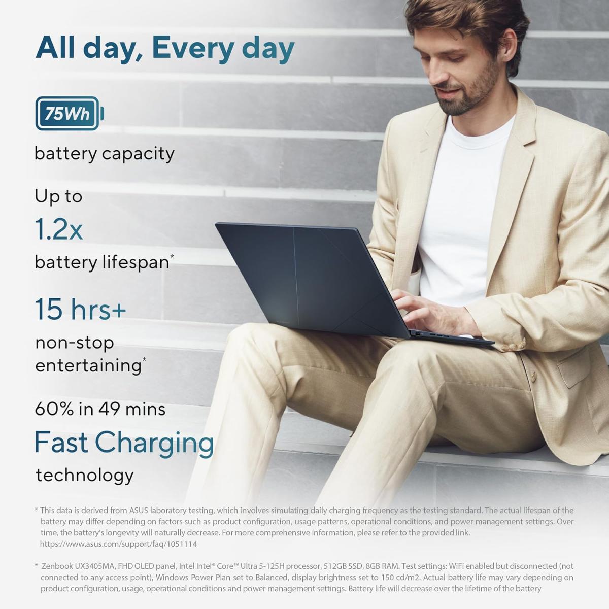 Asus Laptop Zenbook 14 OLED Intel® Core™ Ultra 9 (16GB/1TB)