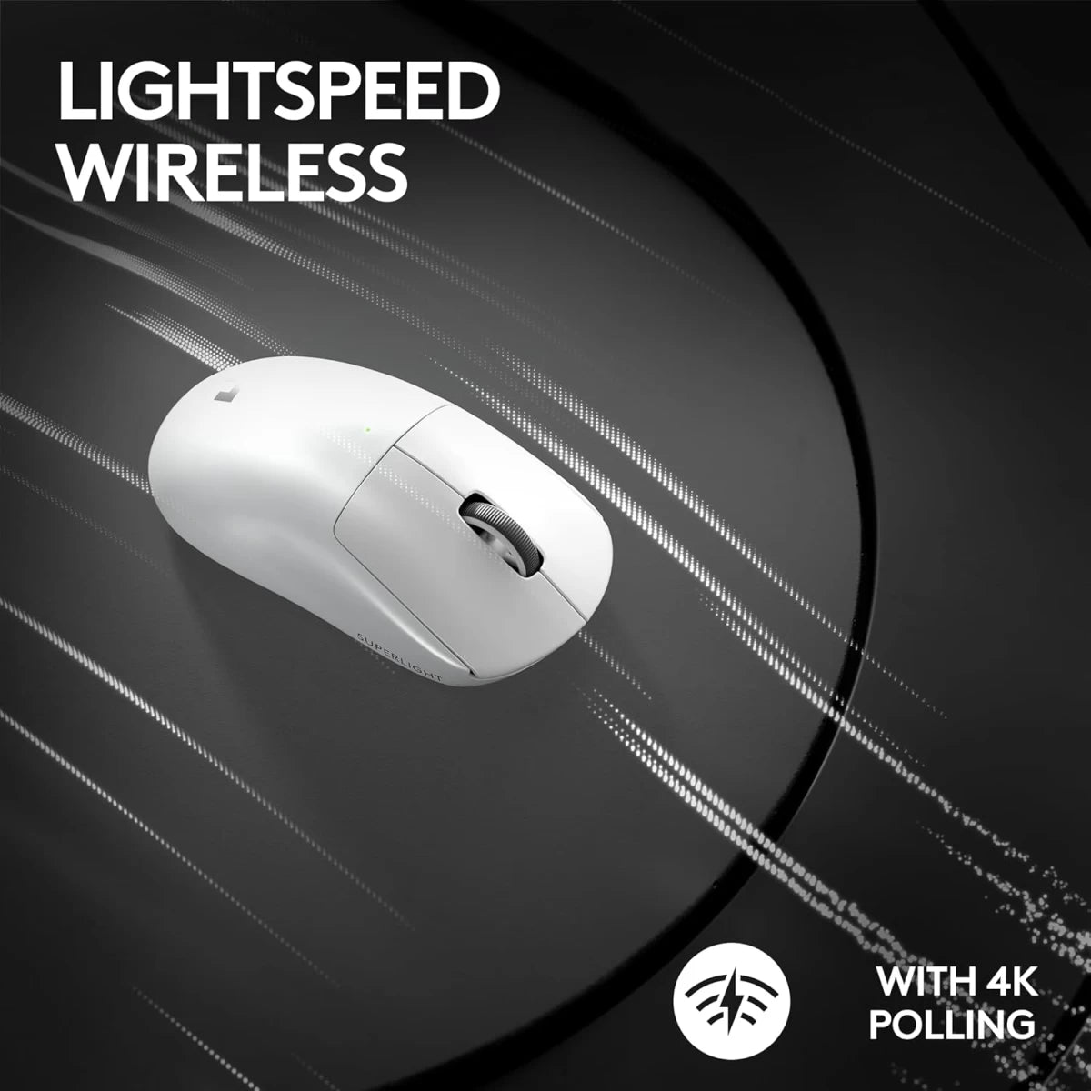Logitech G PRO X SUPERLIGHT 2 LIGHTSPEED Wireless Gaming Mouse -White