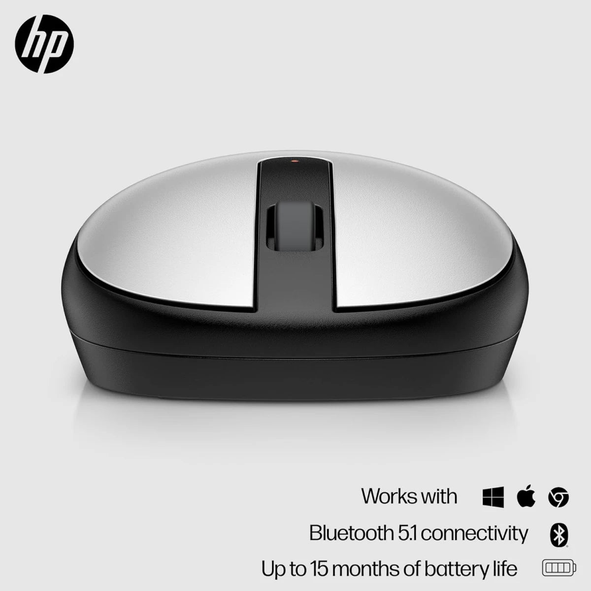 HP 240 Bluetooth® Mouse, Lock On with Bluetooth® 5.1 Wireless connectivity,