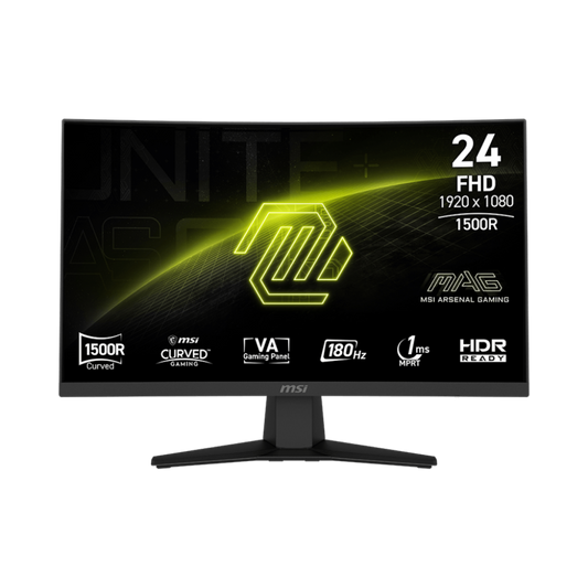 Gaming MSI Monitor MAG 244C 24-inch 1920x1080 (FHD) Curve 1500R 180Hz