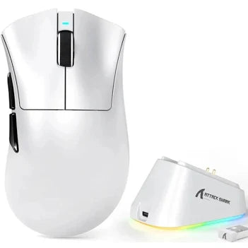 Attack Shark G3 Pro Tri-Mode Wireless Gaming Mouse – PAW3311, White