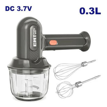 Emtop Cordless Hand Mixer 25Wat (designed for efficient food preparation) EFM019U
