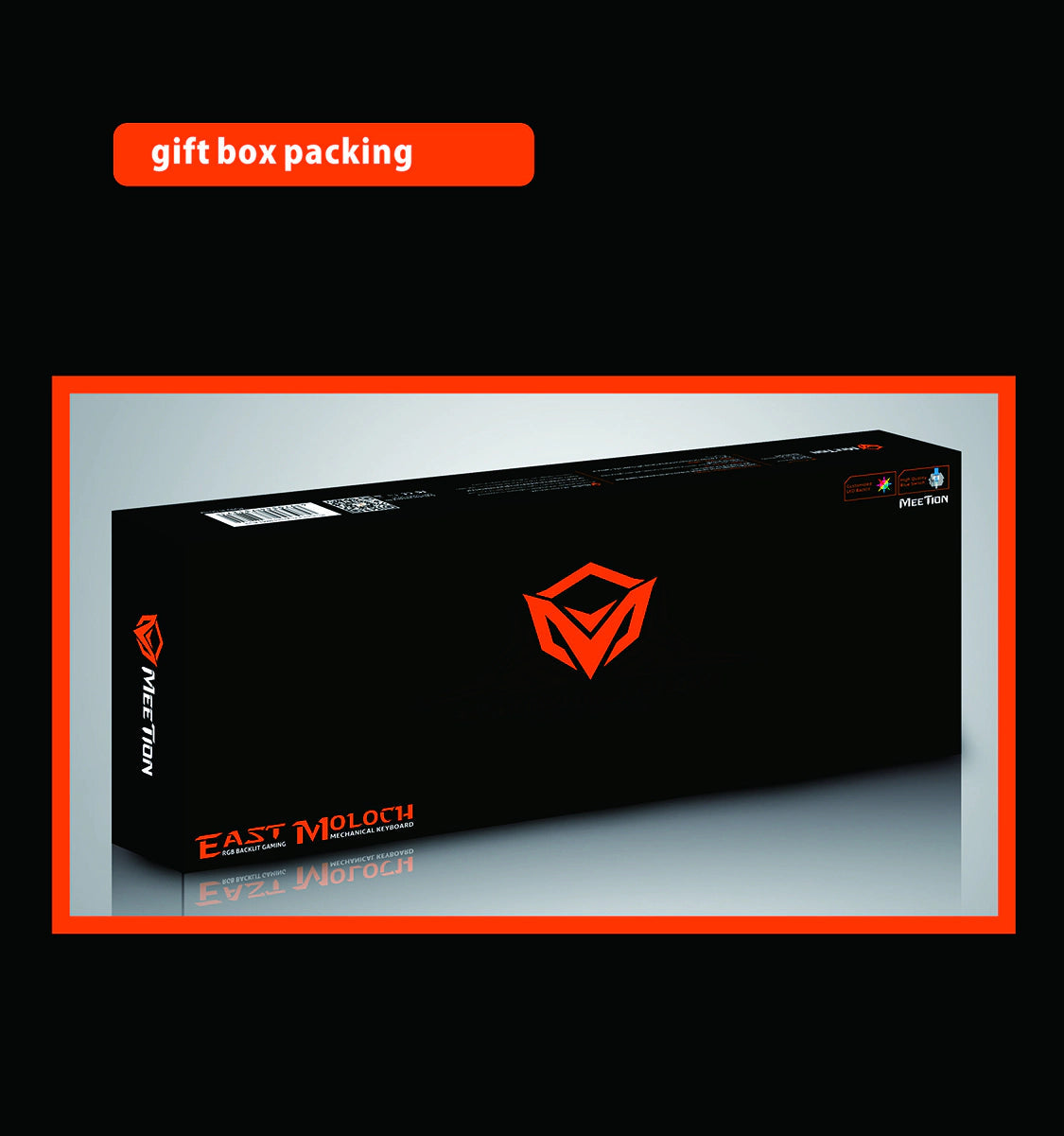 Meetion MT-MK01 Wired Mechanical Gaming Keyboard, RGB Backlight, Blue Switches