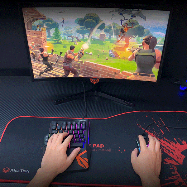 Meetion MT-KB015 Left One-Handed Gaming Keyboard, backlight, Classic original design