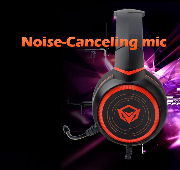 Meetion MT-HP030 HIFI Backlit Gaming Headset, USB, Stereo, Noise Canceling Mic