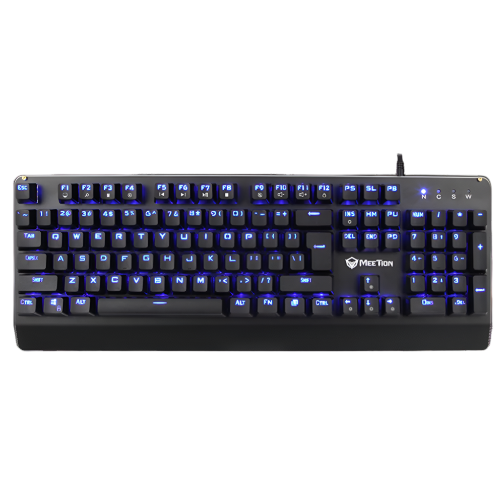 Meetion MT-MK01 Wired Mechanical Gaming Keyboard, RGB Backlight, Blue Switches