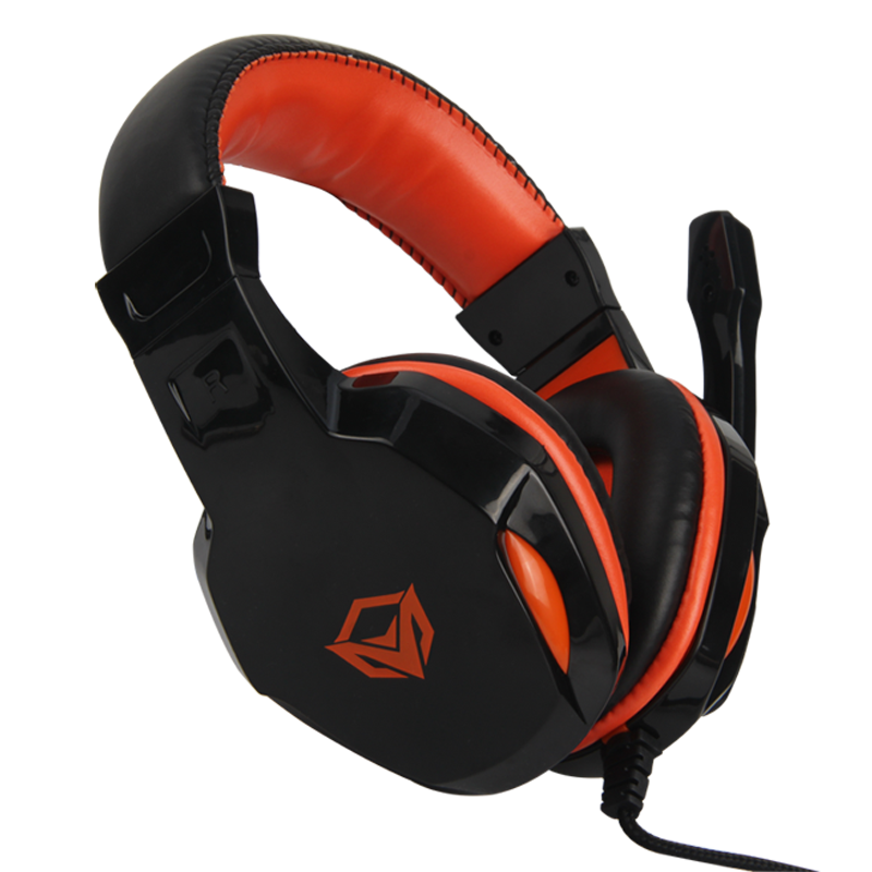 Meetion MT-HP010 Wired Stereo Gaming Headset, Leather, Noise Canceling Mic