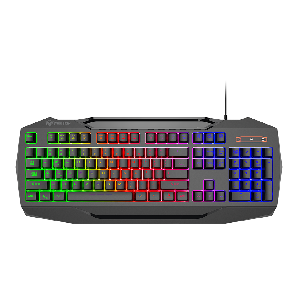 Meetion MT-C490 Wired 4IN1 PC GAMING COMBO KITS, RGB Backlit, Strong durability