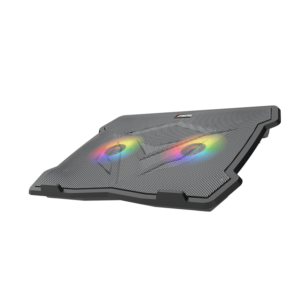 Meetion MT-CP2020 Gaming Cooling Pad, LED, 2Fans, 9-14” Compatibility, Super Silent