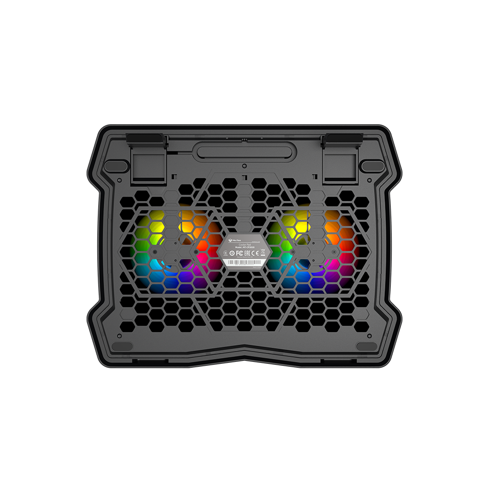 Meetion MT-CP2020 Gaming Cooling Pad, LED, 2Fans, 9-14” Compatibility, Super Silent